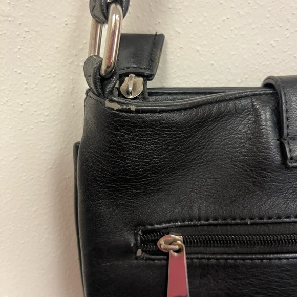 Black Studded Shoulder Bag - Picture 8 of 12